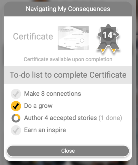 leveling up screenshot